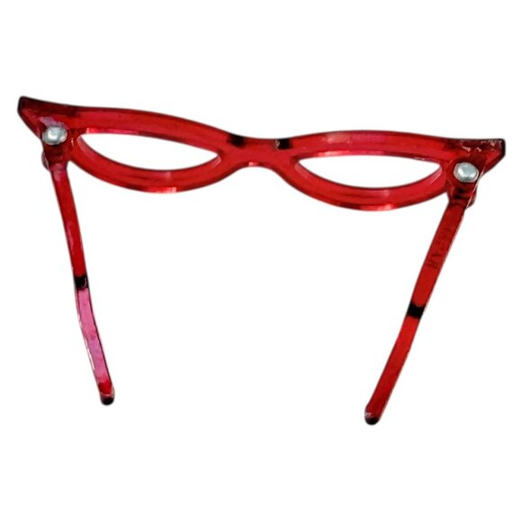 Vintage Tammy Doll Red Cat Eyes Glasses Ideal 1960s Marked Japan - Picture 7 of 7